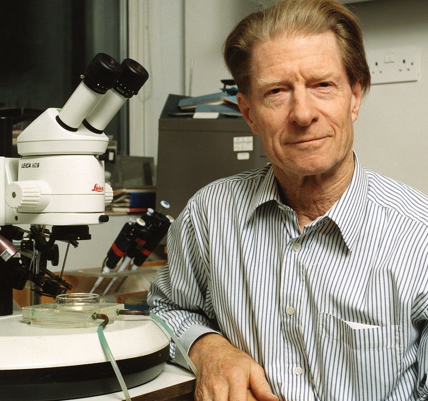 Sir John Gurdon won the 2012 Nobel Prize in Physiology or Medicine for laying the groundwork for stem cell research. (Photo courtesy of John Gurdon)