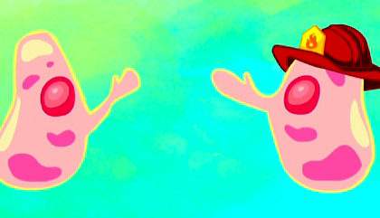 A still from the animation "Stem Cell Billy"