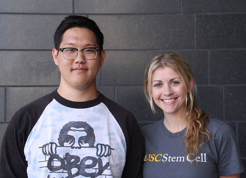 From left, Gio Suh and Lauren Ekman (Photo by Cristy Lytal)