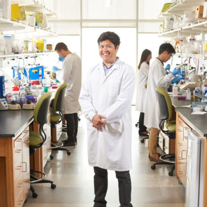 Justin Ichida‘s lab is doing groundbreaking work in the field of stem cell research. (Photo/Damon Casarez)