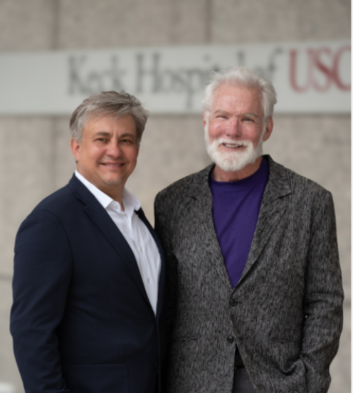 Denis Evseenko, MD, PhD and R. Rex Parris (Photo by Jeremi Peck)