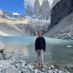 Suhasni Gopalakrishnan at the Base Torres del Paine in Patagonia, Chile. (Photo by Arvind Baskaran)
