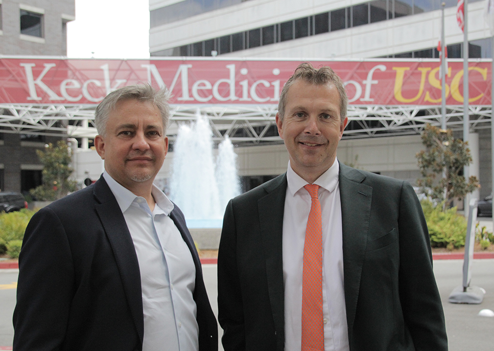 From left, Denis Evseenko and Toby Maher