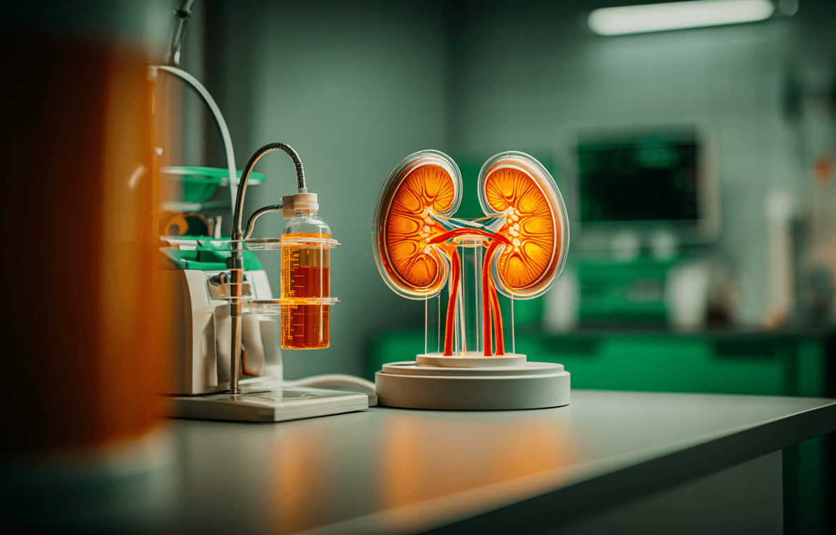 Kidney model (Image by Midjourney)